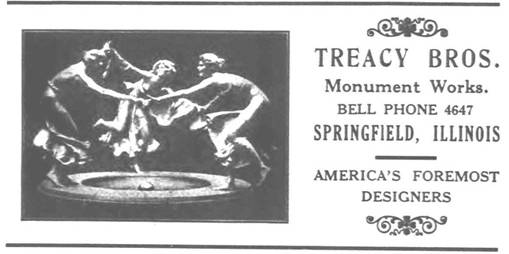 Treacy Brothers Ad (Michael C. & Patrick B.) 1915 Springfield IL City Directory.jpg