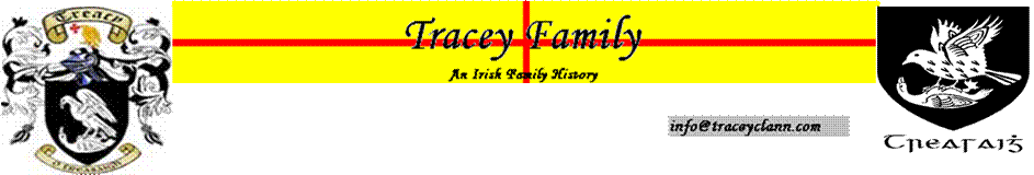 Family flag,info,TREACY3,Tracy crest Ireland