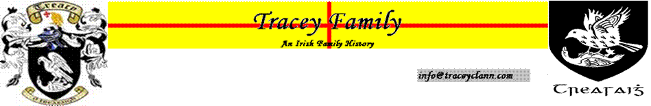 Family flag,info,TREACY3,Tracy crest Ireland