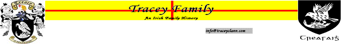 Family flag,info,TREACY3,Tracy crest Ireland